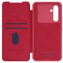 Заредете изображение във визуализатора на галерията – Nillkin Qin Pro for Samsung Galaxy A54 5G red
