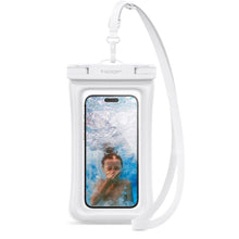 Заредете изображение във визуализатора на галерията – Spigen A610 UNIVERSAL WATERPROOF FLOAT CASE WHITE

