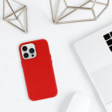 Заредете изображение във визуализатора на галерията – MagSafe Leather Case Iphone 13 Red
