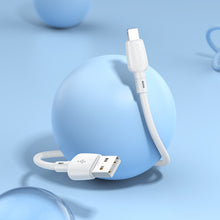 Заредете изображение във визуализатора на галерията – Borofone Cable BX93 Super Power - USB to Lightning - PD 20W 0,25 metres white
