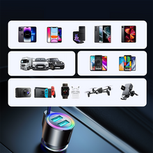 Заредете изображение във визуализатора на галерията – Joyroom 3-in-1 fast car charger with USB-C cable 1.5m 17W black (JR-CL24)
