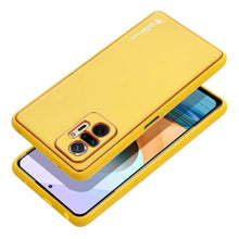 Заредете изображение във визуализатора на галерията – Forcell leather гръб за xiaomi redmi note 11 / 11s yellow - TopMag
