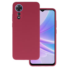 Заредете изображение във визуализатора на галерията – Silicone Lite Case for Oppo A78 4G burgundy
