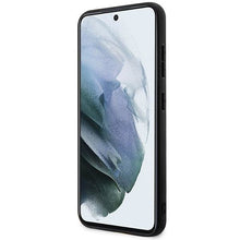 Заредете изображение във визуализатора на галерията – Guess GUHCS23SP4RPSK S23 S911 black/black hardcase 4G Printed Stripe

