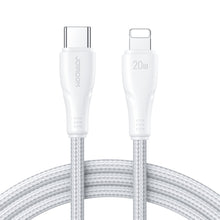 Заредете изображение във визуализатора на галерията – Joyroom USB C - Lightning 20W Surpass Series cable for fast charging and data transfer 3 m white (S-CL020A11)

