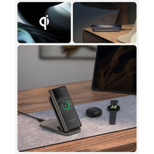Заредете изображение във визуализатора на галерията – Spigen PF2201 ARCFIELD WIRELESS CHARGER 15W BLACK
