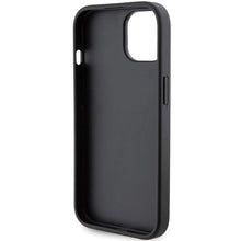 Заредете изображение във визуализатора на галерията – Karl Lagerfeld Gripstand Saffiano Choupette Pins case for iPhone 15 - black
