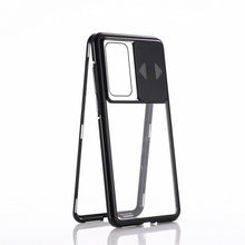 Заредете изображение във визуализатора на галерията – Wozinsky Magnetic Cam Slider Case Full Body Cover built-in front glass lens rotector for Huawei P40 black

