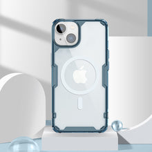 Заредете изображение във визуализатора на галерията – Nillkin Nature Pro Armored Case with MagSafe for iPhone 15 Plus - Blue
