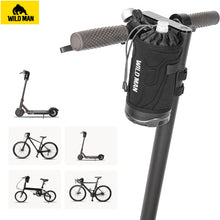 Заредете изображение във визуализатора на галерията – WILDMAN Bicycle bag R1 waterproof 1L for bottle black
