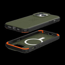 Заредете изображение във визуализатора на галерията – UAG Civilian Magsafe - protective case for iPhone 15 Pro Max (olive)
