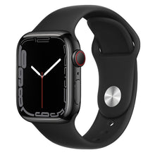 Заредете изображение във визуализатора на галерията – HOCO strap for Apple Watch 42/44/45/49mm Flexible silicone WA01 black
