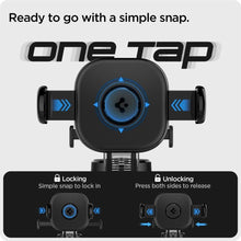 Заредете изображение във визуализатора на галерията – Spigen UTS35 ONETAP UNIVERSAL DASHBOARD CAR MOUNT BLACK
