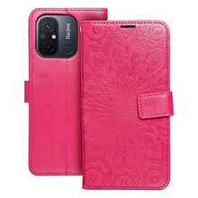 Заредете изображение във визуализатора на галерията – MEZZO Book case for XIAOMI Redmi 12C mandala magenta
