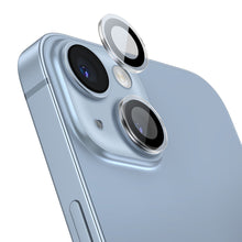 Заредете изображение във визуализатора на галерията – Baseus tempered glass for iPhone 14 / iPhone 14 Plus camera lenses transparent + cleaning kit
