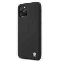 Заредете изображение във визуализатора на галерията – Etui hardcase BMW BMHCN58SILBK iPhone 11 Pro czarny/black Silicone

