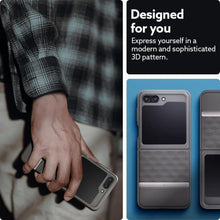 Заредете изображение във визуализатора на галерията – CASEOLOGY PARALLAX GALAXY Z Flip 5 ASH GRAY

