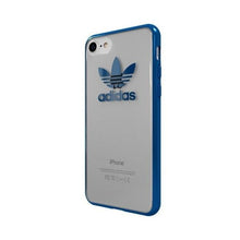 Заредете изображение във визуализатора на галерията – Adidas OR Clear Case iPhone 7/8/SE 2020 / SE 2022 blue/blue metallic CH8785
