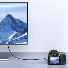 Заредете изображение във визуализатора на галерията – Micro HDMI adapter cable - HDMI 2.1 8K 2m Ugreen HD164 - gray
