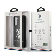 Заредете изображение във визуализатора на галерията – Original faceplate case US POLO USHCS21SSLHRBK for SAMSUNG S21 (Silicone Logo / black)
