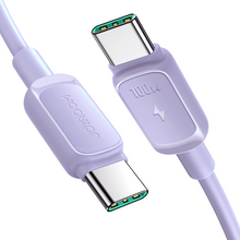 Заредете изображение във визуализатора на галерията – USB C - Lightning Cable 20W 1.2m Joyroom S-CL020A14 - Purple
