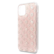 Заредете изображение във визуализатора на галерията – Guess GUHCN58TPERG iPhone 11 Pro różowy/pink hard case 4G Peony Glitter

