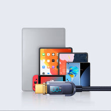 Заредете изображение във визуализатора на галерията – Joyroom USB C - USB C 100W cable for fast charging and data transfer 1.2 m blue (S-CC100A4)
