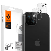 Заредете изображение във визуализатора на галерията – Spigen Optik.tR Camera Protector for iPhone 15 / 15 Plus - transparent 2 pcs.

