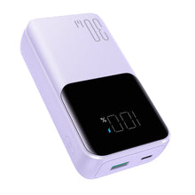 Заредете изображение във визуализатора на галерията – Mini power bank with built-in cables Joyroom JR-PBC07 20000mAh 30W - purple
