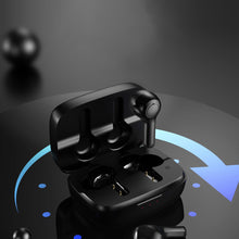 Заредете изображение във визуализатора на галерията – Choetech TWS wireless headphones with solar panel black (BH-T09)

