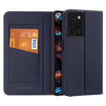 Заредете изображение във визуализатора на галерията – Dux Ducis Skin X2 Case For Xiaomi Redmi Note 12 Pro / Poco X5 Pro 5G Cover Flip Wallet Stand Blue
