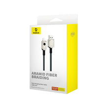 Заредете изображение във визуализатора на галерията – USB cable - Lightning Baseus Unbreakable 2.4A 480Mbps 2m - white
