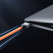 Заредете изображение във визуализатора на галерията – BASEUS cabel USB to Type C CoolPlay Fast Charging 100W 1m orange CAKW000607
