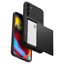 Заредете изображение във визуализатора на галерията – SPIGEN Slim Armor CS case for SAMSUNG S23 PLUS black

