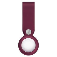 Заредете изображение във визуализатора на галерията – Uniq Vencer Silicone case for AirTag burgundy/burgundy

