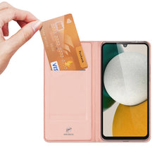 Заредете изображение във визуализатора на галерията – Dux Ducis Skin Pro Case for Samsung Galaxy A34 5G Flip Card Wallet Stand Pink
