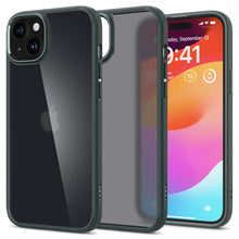 Заредете изображение във визуализатора на галерията – Spigen Ultra Hybrid case for iPhone 15 - dark green
