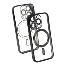 Заредете изображение във визуализатора на галерията – Metallic Magsafe Case for Iphone 12 Black
