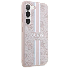 Заредете изображение във визуализатора на галерията – Guess GUHCS23SP4RPSP S23 S911 pink/pink hardcase 4G Printed Stripe
