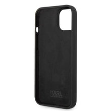 Заредете изображение във визуализатора на галерията – Original Pouch KARL LAGERFELD Silicone Ikonik hardcase KLHCP14SSNIKBCK do Iphone 14 Black
