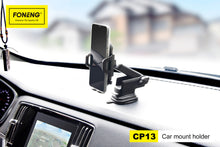 Заредете изображение във визуализатора на галерията – Foneng Car holder CP13 to windshield black
