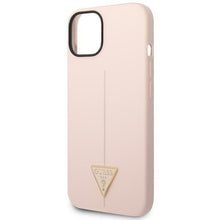 Заредете изображение във визуализатора на галерията – Guess GUHCP14MSLTGP iPhone 14 Plus 6.7" pink/pink hardcase Silicone Triangle
