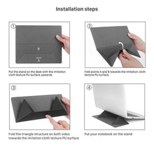 Заредете изображение във визуализатора на галерията – Nillkin Ascent adjustable laptop stand grey
