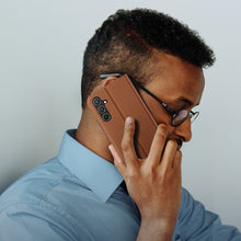 Заредете изображение във визуализатора на галерията – Dux Ducis Skin X2 case for Samsung Galaxy A54 5G flip cover wallet stand brown
