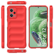 Заредете изображение във визуализатора на галерията – Magic Shield Case for Xiaomi Redmi Note 12 5G / Poco X5 5G Flexible Armor Cover Red
