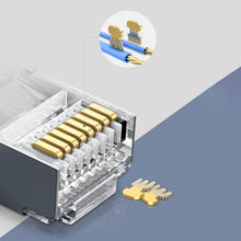 Заредете изображение във визуализатора на галерията – Ugreen 10x plug end RJ45 8P8C (UTP Cat. 6 / Cat. 5 / Cat. 5e) silver (NW111)
