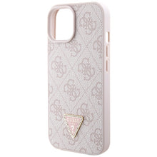 Заредете изображение във визуализатора на галерията – Original Case GUESS hardcase Crossbody 4G Metal Logo GUHCP15MP4TDSCPP for Iphone 15 Plus pink
