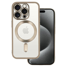 Заредете изображение във визуализатора на галерията – Metallic Magsafe Case for Iphone 15 Plus Titanium
