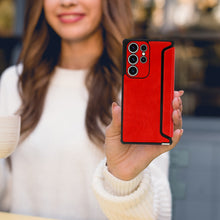 Заредете изображение във визуализатора на галерията – Razor Leather Book Case for Samsung Galaxy A33 5G red
