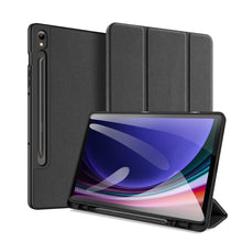 Заредете изображение във визуализатора на галерията – Dux Ducis Toby stylus case with smart sleep function for Samsung Tab A9 Plus 11" tablet - black
